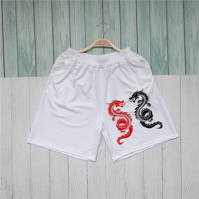 Sportske kratke hlače za žene Novo ljeto 2021. Biciklizam Trčanje Fitnes Push Up hlače visokog struka s bočnim džepovima na bokovima Kratke hlače s printom zmaja za teretanu