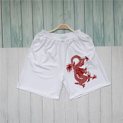 Sportske kratke hlače za žene Novo ljeto 2021. Biciklizam Trčanje Fitnes Push Up hlače visokog struka s bočnim džepovima na bokovima Kratke hlače s printom zmaja za teretanu