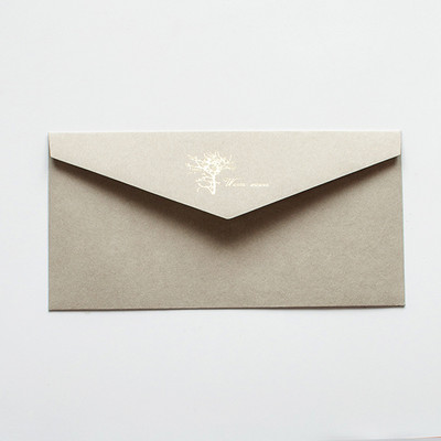 Papirna omotnica u zapadnoj boji, crvena ruža, poslovna pozivnica, omot za pismo, vintage bronzana omotnica za čestitku s porukom, darove