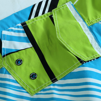 Чисто нови фитнес летни горещи мъжки плажни шорти Мъжки бързосъхнещи къси панталони за печат Дишащи мъжки дрехи мъжки плаж