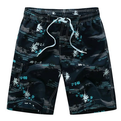 Pantaloni scurți de plajă pentru bărbați, cu uscare rapidă, cu imprimare, pantaloni scurți pentru bărbați, respirabili, pentru plajă