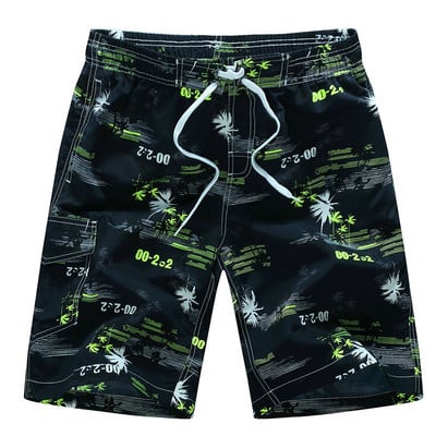 Pantaloni scurți de plajă pentru bărbați, cu uscare rapidă, cu imprimare, pantaloni scurți pentru bărbați, respirabili, pentru plajă