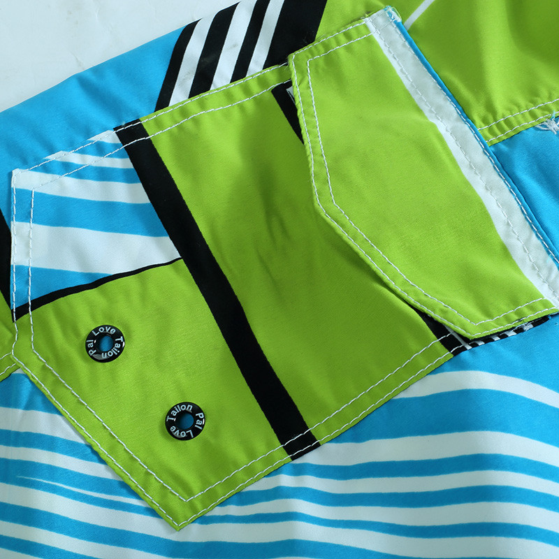 Pantaloni scurți de plajă pentru bărbați, cu uscare rapidă, cu imprimare, pantaloni scurți pentru bărbați, respirabili, pentru plajă