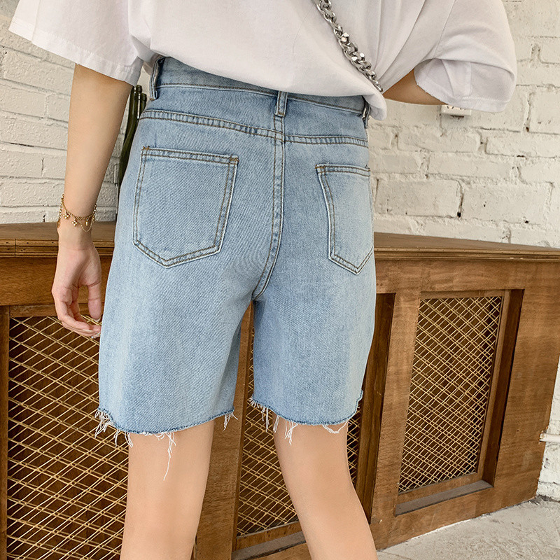 Feynzz 5xl Retro poderane traper kratke hlače visokog struka, ženske nove, ljetne 2022., nove ravne široke hlače na pet točaka, široke ravne modni trend