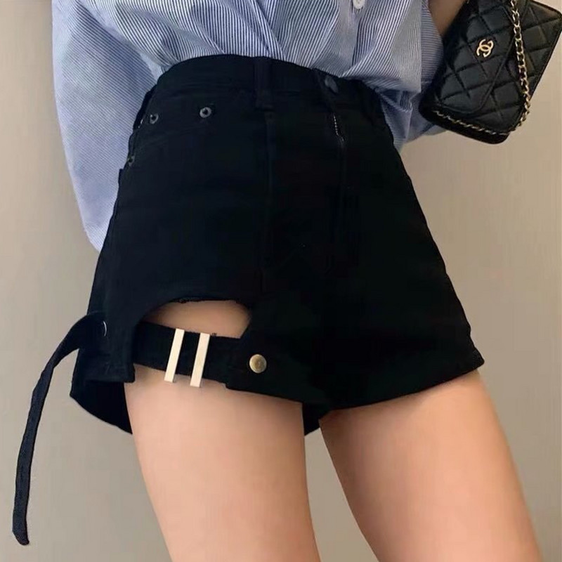 Feynzzi moe uus suvine naiste kõrge vöökohaga nööp, teksapüksid, vabaaja püksid, naiste vabad püksid, sinised teksapüksid