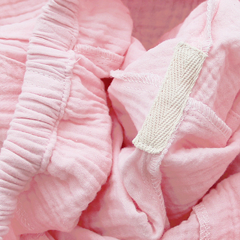 100 % medvilnės muslino vasariniai šortai moterims Laisvalaikio tvirto aukšto juosmens šortai dviratininkams Minkšti megztiniai korėjietiški moteriški drabužiai