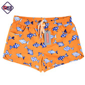 QIKERBONG Lady Ležerne kratke hlače Ženska odjeća za plažu Kratke hlače Ženske kratke hlače s uzorkom voća i ananasa Tkanina koja se brzo suši