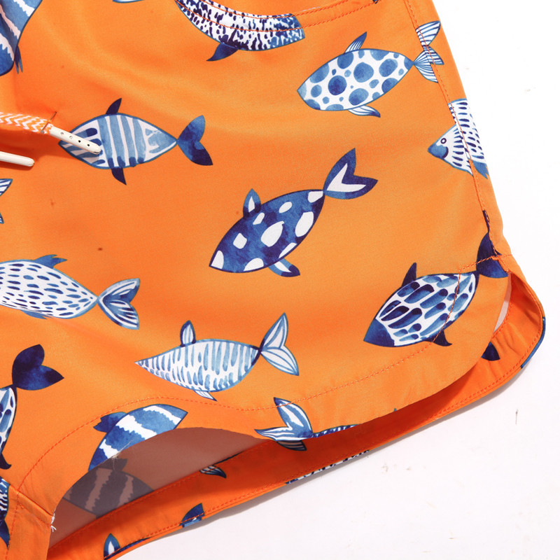 QIKERBONG Lady Ležerne kratke hlače Ženska odjeća za plažu Kratke hlače Ženske kratke hlače s uzorkom voća i ananasa Tkanina koja se brzo suši