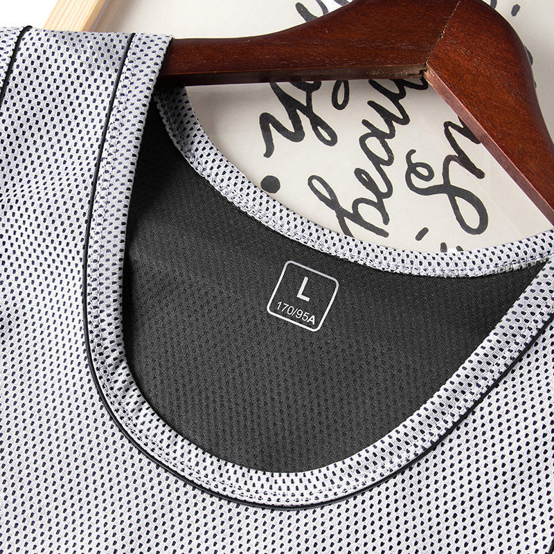 Ανδρικά εσώρουχα Αμάνικα Tank Top Συμπαγές μυϊκό γιλέκο κάτω μπλουζάκια με λαιμόκοψη Ο αθλητικό μπλουζάκι ανδρικό γιλέκο bodybuilding Ανδρικό φανελάκι