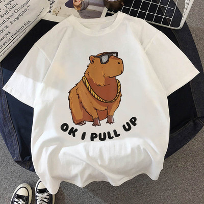 Capybaras póló férfi japán anime streetwear póló férfi anime harajuku japán ruházat