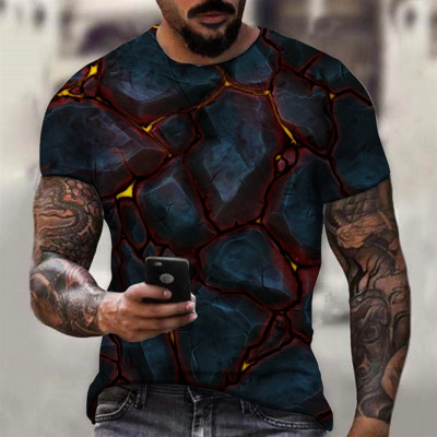 Majica kratkih rukava s crnim lubanjama Muška punk majica s kosturom Rock Gun Plave majice s 3d printom Majica s kratkim rukavima Vintage Gothic Muška odjeća Ljetne majice