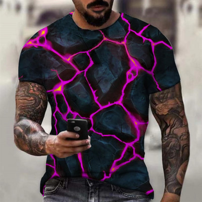 Majica kratkih rukava s crnim lubanjama Muška punk majica s kosturom Rock Gun Plave majice s 3d printom Majica s kratkim rukavima Vintage Gothic Muška odjeća Ljetne majice