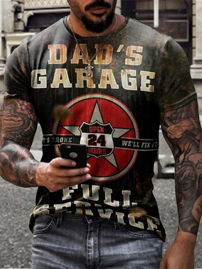 2022. aasta suvevintage meeste T-särk 3D Retro Mootorrataste Suured T-särgid Meestele Riietus Rattasõidu T-särgid Mootori T-särgid Topid