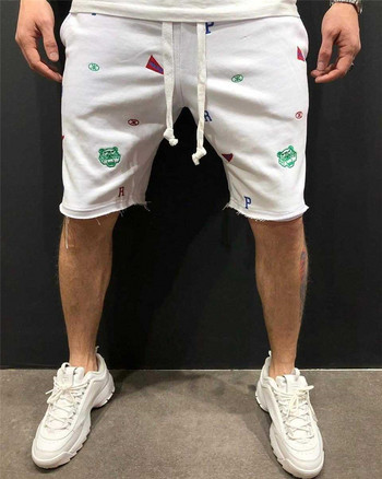 Καλοκαιρινό ανδρικό παντελόνι 5 piont Casual Outdoor φαρδύ κοντό παντελόνι Αντρικό τρέξιμο Σορτς γυμναστικής Τσέπες μάρκα παντελόνι μόδας