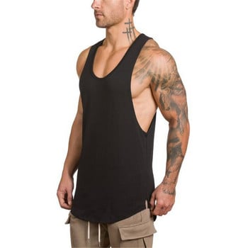 Επώνυμα ρούχα για γυμναστήρια Ανδρικά Bodybuilding and Fitness Stringer Tank Top Γιλέκο αθλητικά εσώρουχα για γυμναστική