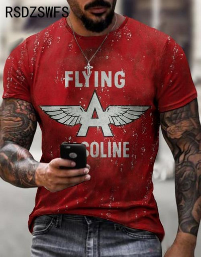 Nova muška STP majica kratkih rukava, 3D ispis, kontrastna boja, osobnost, ležerna ljetna ultratanka prozračna majica kratkih rukava za muškarce