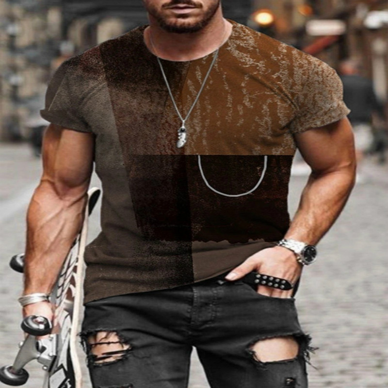 Ljetna ulična moda Graffiti 2021. Muška majica kratkih rukava Spades A Couples 3D Creative Character Ležerna majica velikih veličina