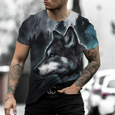 Majica kratkih rukava Lovers Wolf Muške majice kratkih rukava za muškarce, besplatna dostava, majica kratkih rukava, majica s 3d printom, brendirana modna besplatna dostava