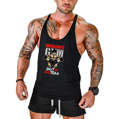 Brend Vest Muscle Fashion Gym Muška majica na leđima Bez rukava Stinger Odjeća Sportska majica za bodybuilding Fitness Workout