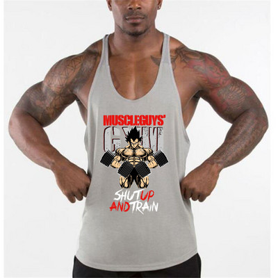 Brend Vest Muscle Fashion Gym Muška majica na leđima Bez rukava Stinger Odjeća Sportska majica za bodybuilding Fitness Workout