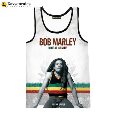 Bob Marley prsluk 2023, nova modna ljetna fitness muška majica bez rukava, ženska hip hop Harajuku ulična potkošulja za plažu