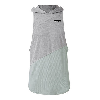Îmbrăcăminte de marcă Bodybuilding Muscle Guys Fitness Bărbați Sală de sport cu glugă Tank Top Vest Stringer Îmbrăcăminte sport Bumbac Cămașă fără mâneci Hanorac