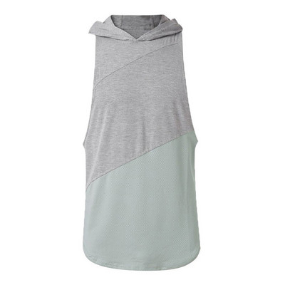 Îmbrăcăminte de marcă Bodybuilding Muscle Guys Fitness Bărbați Sală de sport cu glugă Tank Top Vest Stringer Îmbrăcăminte sport Bumbac Cămașă fără mâneci Hanorac