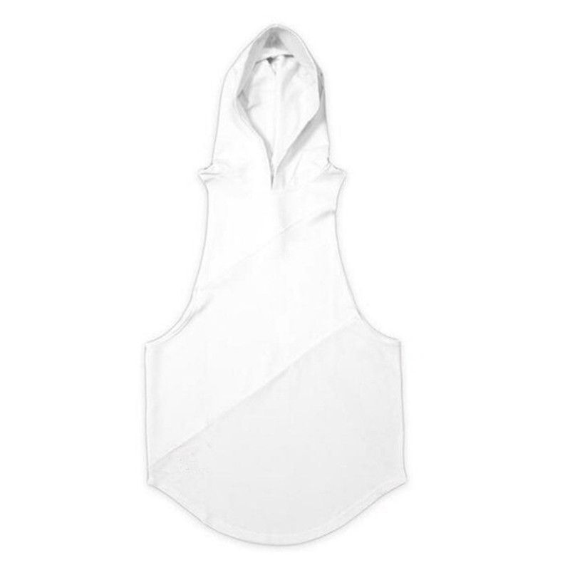 Îmbrăcăminte de marcă Bodybuilding Muscle Guys Fitness Bărbați Sală de sport cu glugă Tank Top Vest Stringer Îmbrăcăminte sport Bumbac Cămașă fără mâneci Hanorac