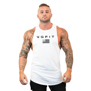 Ανδρικά μπλουζάκια πουκάμισο γυμναστικής φανελάκι γυμναστικής αμάνικο βαμβακερό άνδρα canotte bodybuilding ropa hombre ανδρικά ρούχα