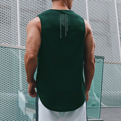 Muscleguys Gym Majica bez rukava Muškarci Bodybuilding Singlet Fitness String Mrežasta košulja bez rukava Brzo sušeća odjeća Sportska odjeća Muscle Vest