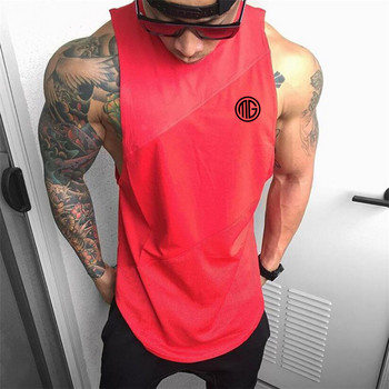 Muscle guys Bodybuilding Singlet Ανδρικό πουκάμισο μυϊκό γυμναστήριο Tank tops stringer Ανδρικό γιλέκο fitness Ανδρικά ρούχα hip hop tanktop