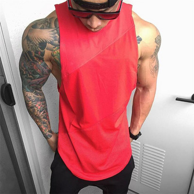 Muschi bărbați Bodybuilding Bodybuilding Cămașă musculară pentru bărbați Fitness Tank Tops stringer Vestă pentru bărbați fitness Îmbrăcăminte pentru bărbați hip hop tanktop