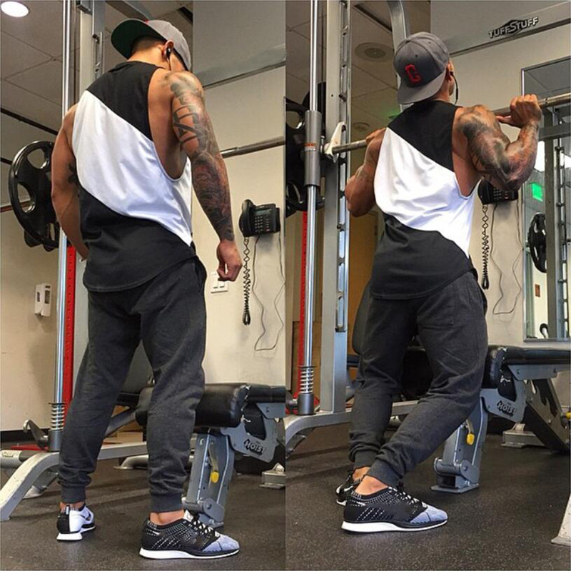Muschi bărbați Bodybuilding Bodybuilding Cămașă musculară pentru bărbați Fitness Tank Tops stringer Vestă pentru bărbați fitness Îmbrăcăminte pentru bărbați hip hop tanktop