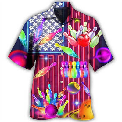 2023 New Hawaii meeste särgid Klassikalised vintage Bowlingu särgid Meestele Lahtine Oversize T-särk Meeste rõivad Camisas De Hombre
