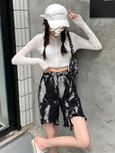 „Feynzz 2022 Summer Fat Mm High Street Denim“ penkių taškų kelnės, moteriškos kutos, tiesūs šortai, laisvi ir ploni BF kelnaitės