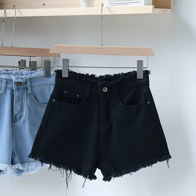 2023 Proljeće Ljeto Jeans kratke hlače za žene Ležerne, seksi traper kratke hlače visokog struka Vintage Mujer kratke traperice s neobrađenim rubovima Ženska odjeća