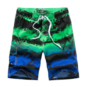 2022 Нови летни плажни мъжки къси панталони с принт Ежедневни бързосъхнещи бордови шорти Bermuda Mens Short Pants M-5XL 21 цвята