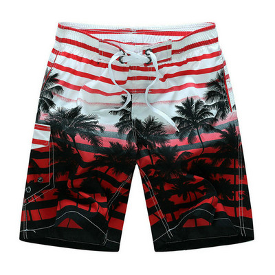 2022 Νέο καλοκαιρινό ανδρικό σορτς παραλίας εκτύπωσης Casual Quick Dry Board Σορτς Bermuda Ανδρικό κοντό παντελόνι M-5XL 21 χρώματα