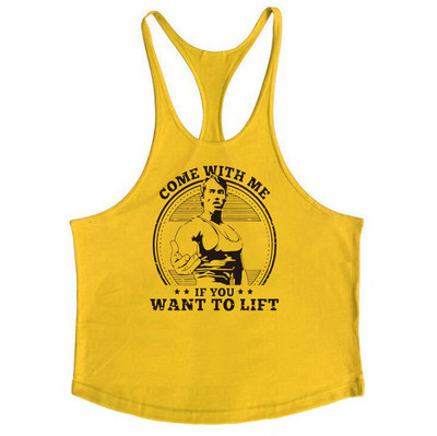 Επώνυμα ρούχα γυμναστικής Bodybuilding Stringer Tank Top Ανδρικά αθλητικά πουκάμισα Μυϊκά γιλέκα Βαμβακερά μπλουζάκια μονό
