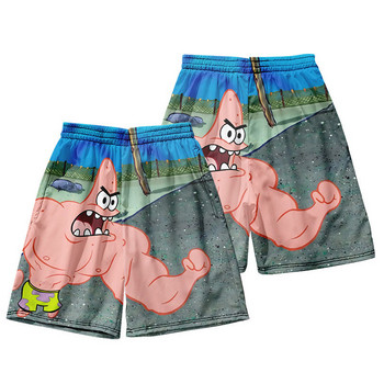 Мъжки бански Patrick Star Къси плажни къси панталони Бързосъхнещи плажни облекла Бански костюм Сърф панталони