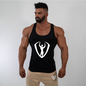 ανδρικά μπλουζάκια πουκάμισο γυμναστήριο φανελάκι γυμναστικής αμάνικο βαμβακερό άνδρα canotte bodybuilding ropa hombre ανδρικά ρούχα