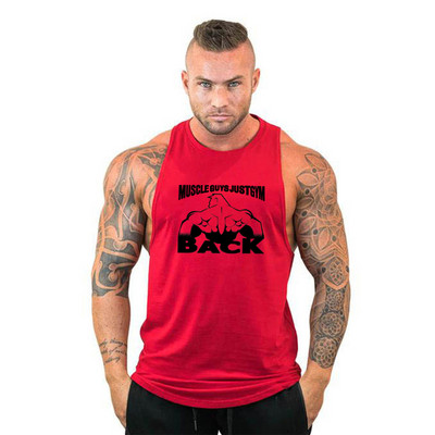 Brand Odjeća Muškarci Gym Singlet Muscle Stringer Majice bez rukava Fitness Sport Košulja bez rukava Y BACK Racer Workout Tops Vest