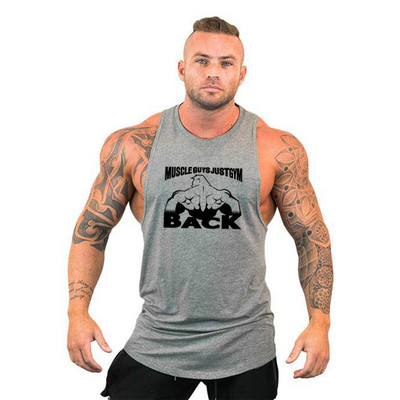 Brand Odjeća Muškarci Gym Singlet Muscle Stringer Majice bez rukava Fitness Sport Košulja bez rukava Y BACK Racer Workout Tops Vest