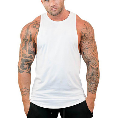 Brand Odjeća Muškarci Gym Singlet Muscle Stringer Majice bez rukava Fitness Sport Košulja bez rukava Y BACK Racer Workout Tops Vest