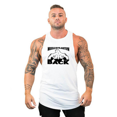 Brand Odjeća Muškarci Gym Singlet Muscle Stringer Majice bez rukava Fitness Sport Košulja bez rukava Y BACK Racer Workout Tops Vest