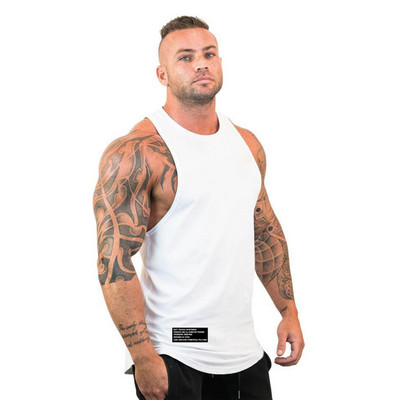 Brand Odjeća Muškarci Gym Singlet Muscle Stringer Majice bez rukava Fitness Sport Košulja bez rukava Y BACK Racer Workout Tops Vest