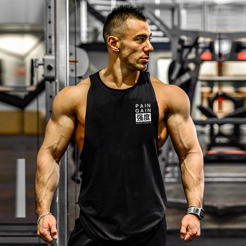 Brand Odjeća Muškarci Gym Singlet Muscle Stringer Majice bez rukava Fitness Sport Košulja bez rukava Y BACK Racer Workout Tops Vest