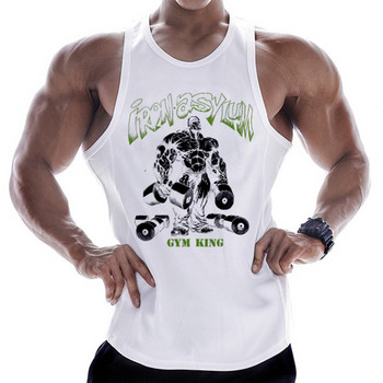 2019 νέα ρούχα γυμναστικής βαμβακερή μπλούζα bodybuilding φανελάκι bodybuilder ανδρικά ropa hombre μπλούζες singlet erkek αμάνικα ανδρικά