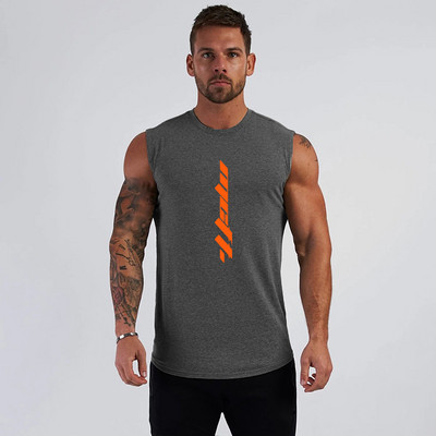 Tricou de vară pentru gimnastică Cămașă fără mâneci antrenament pentru bărbați Îmbrăcăminte culturism Fitness Îmbrăcăminte sportivă pentru bărbați Veste musculare Maiouri pentru bărbați