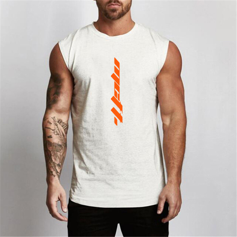 Tricou de vară pentru gimnastică Cămașă fără mâneci antrenament pentru bărbați Îmbrăcăminte culturism Fitness Îmbrăcăminte sportivă pentru bărbați Veste musculare Maiouri pentru bărbați